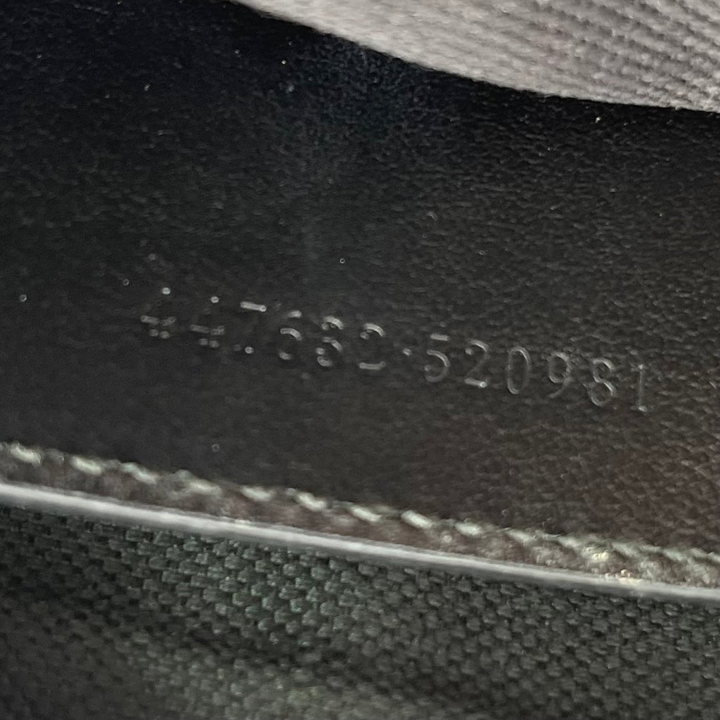 Calfskin Matelasse Monochrome Small GG Marmont Chain Shoulder Bag Black twins