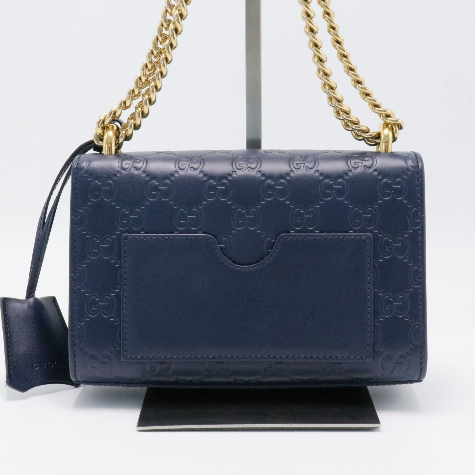 Padlock Shoulder Bag Guccissima Leather Small