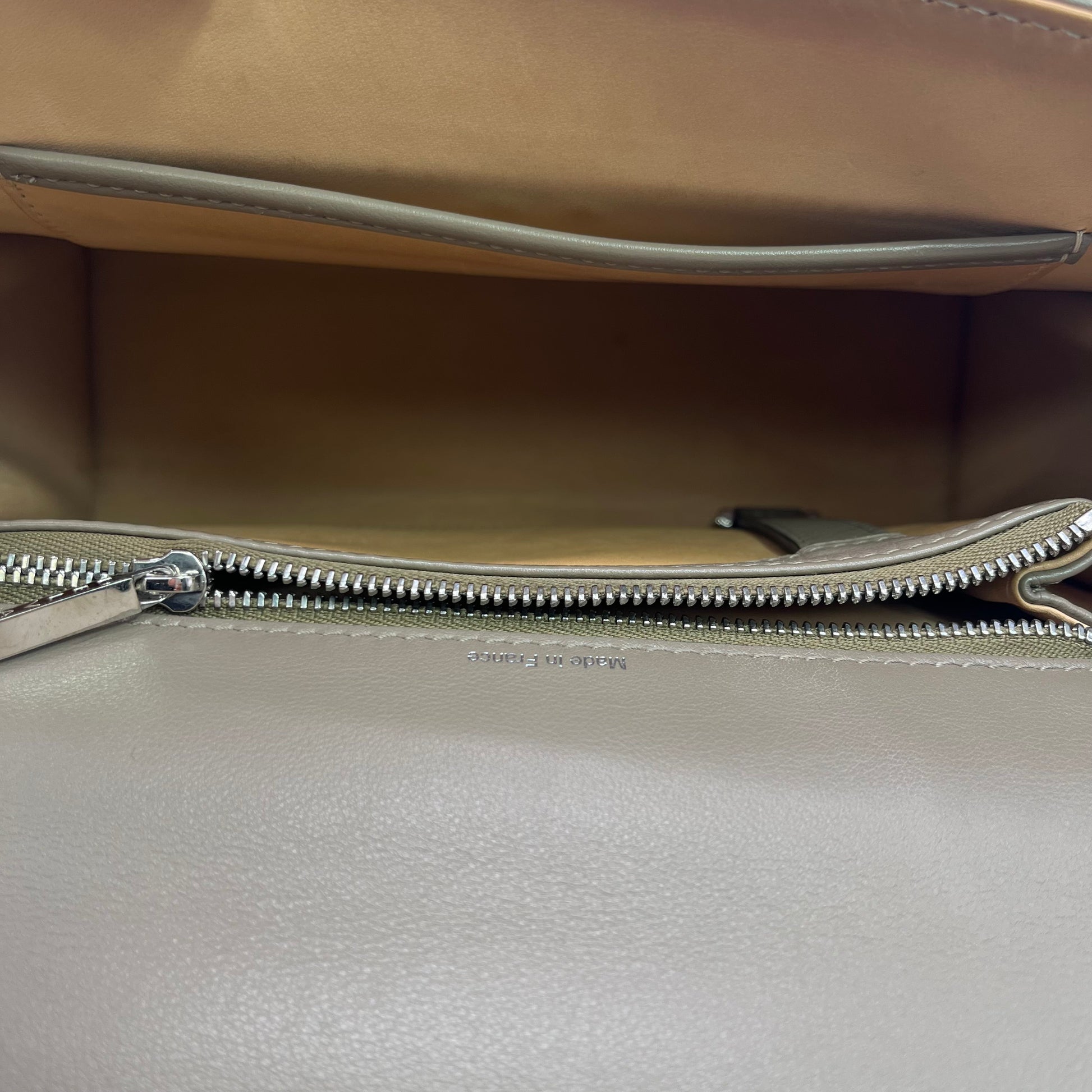 Calfskin MM Tempete Satchel Bage twins