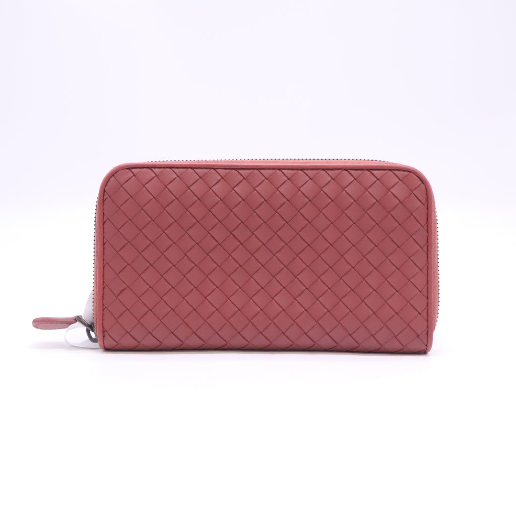 Bottega Veneta Intrecciato Nappa Zip-Around Wallet W23271