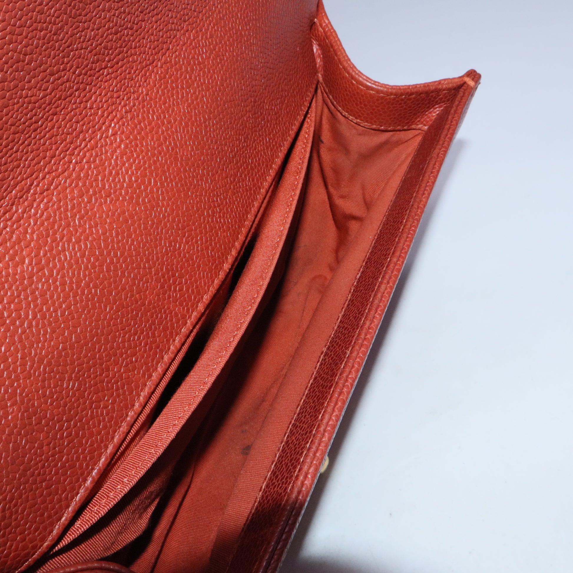 Caviar Quilted Medium Boy Flap Dark Red Sold Out B20290