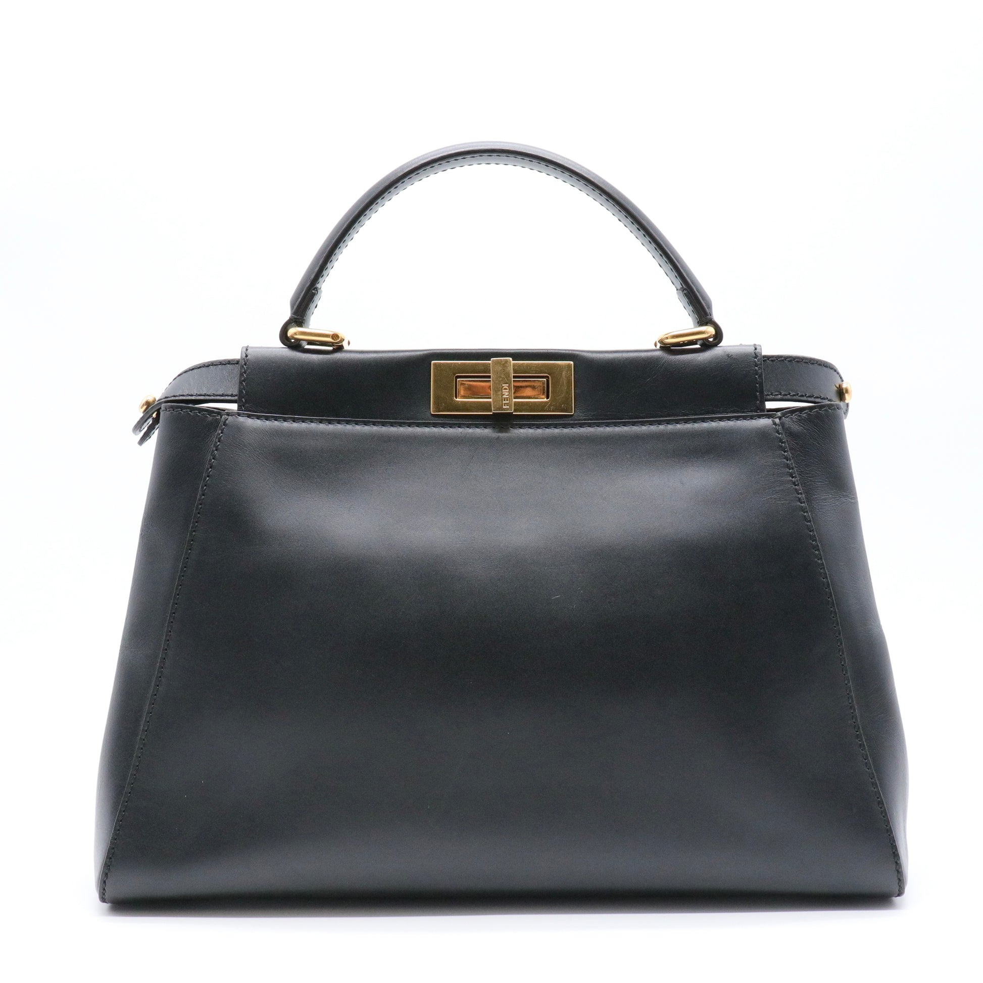 Vitello Morgan Fabric Jacquard Pequin Medium Peekaboo Iconic Satchel Black Tobacco twins