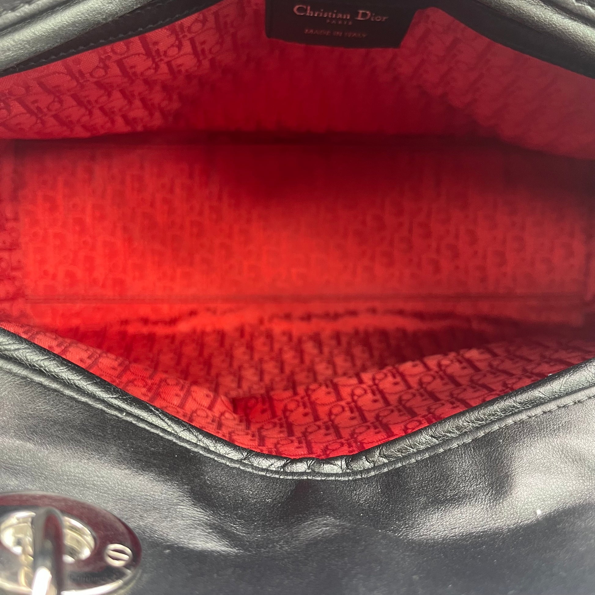 Lady Dior Bag Cannage Quilt Lambskin Large twins