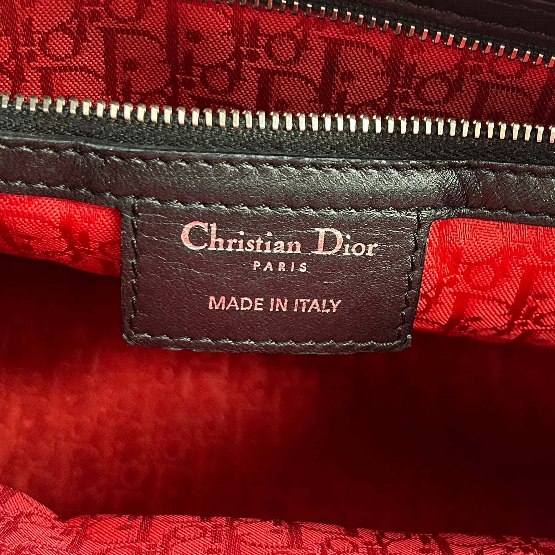 Lady Dior Bag Cannage Quilt Lambskin Large twins