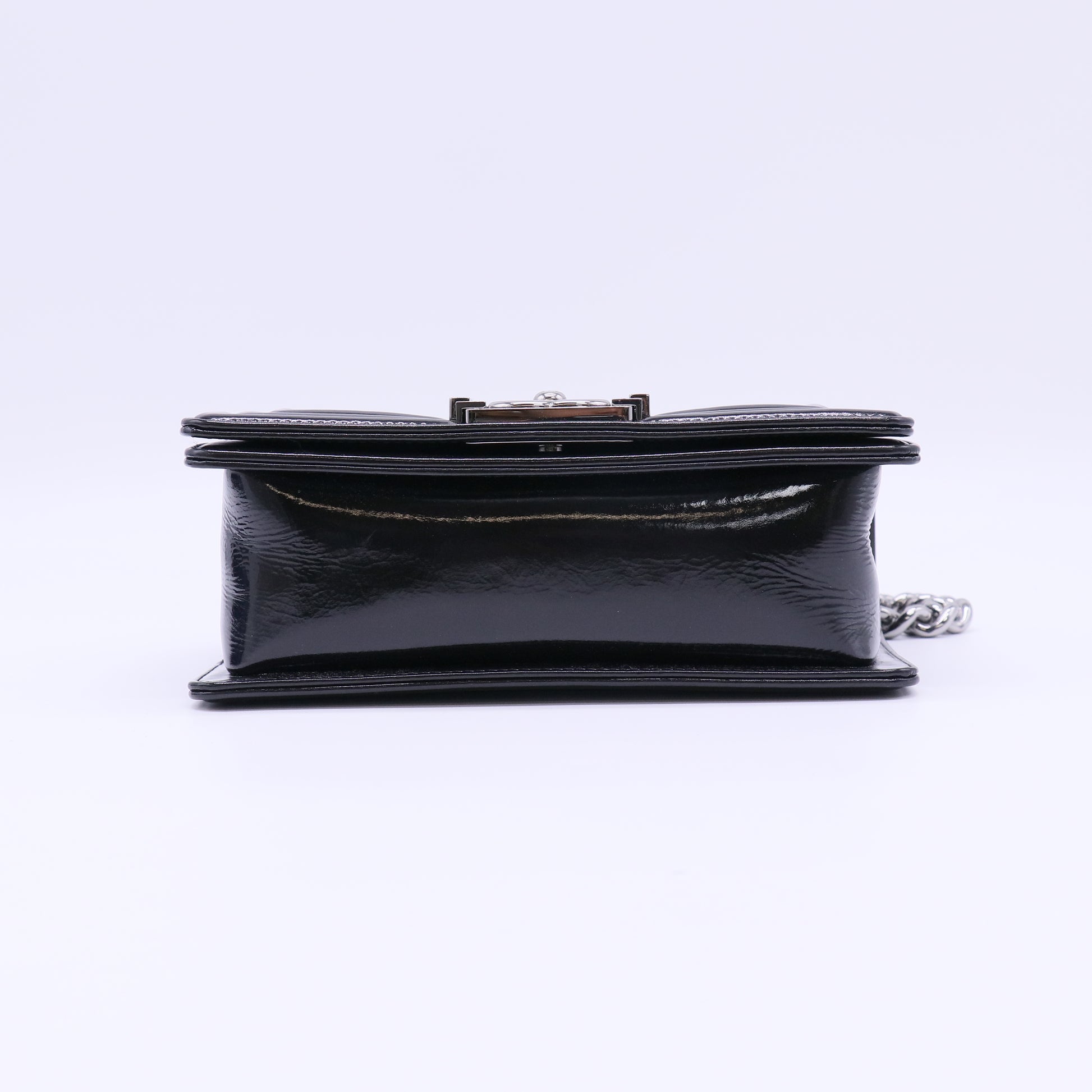 Boy patent leather crossbody bag