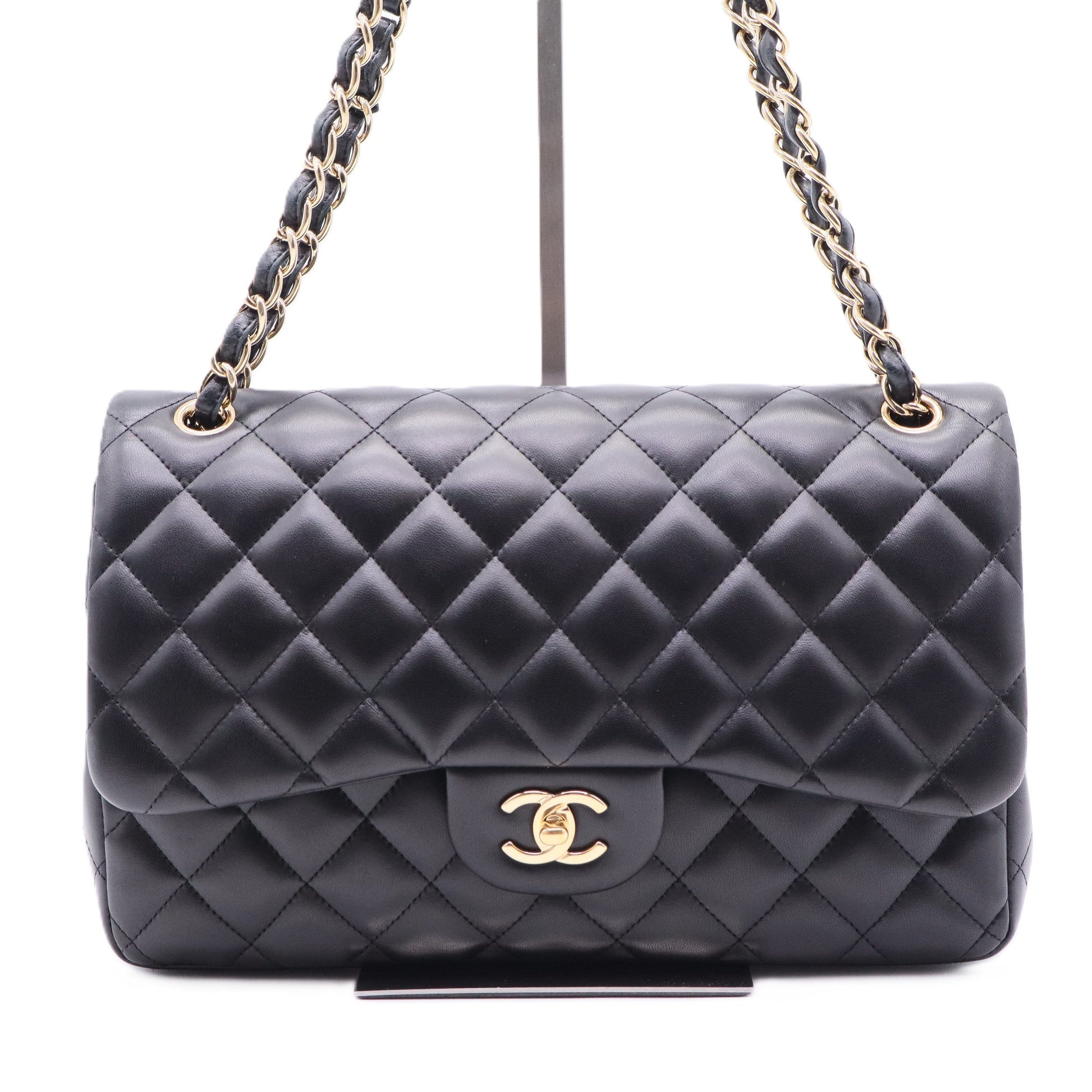 Classic Double Flap Bag Quilted Lambskin Jumbo