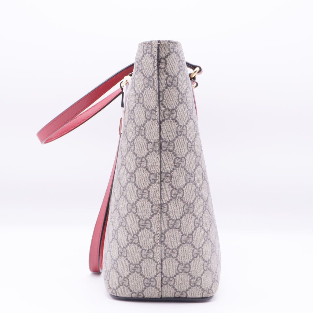 Linea A Zip Tote GG Coated Canvas Medium twins