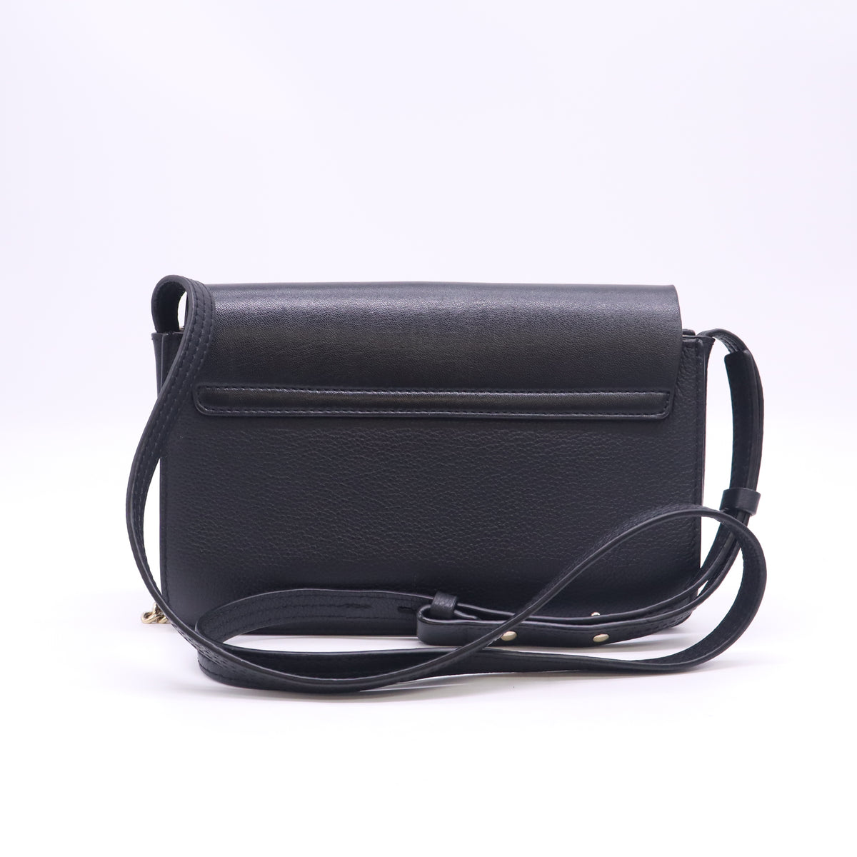 Chloe Black Leather and Suede Mini Faye Crossbody Bag B24309