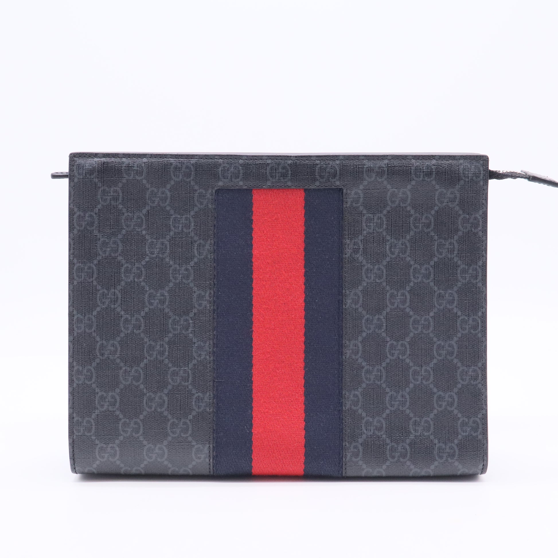 GG Supreme Web Zipped Pouch