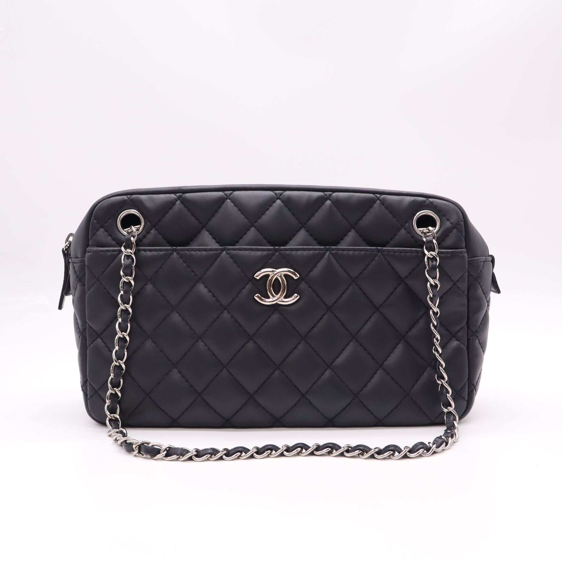 Chanel Diamond Quilted Lambskin Camera Case Bag B22849