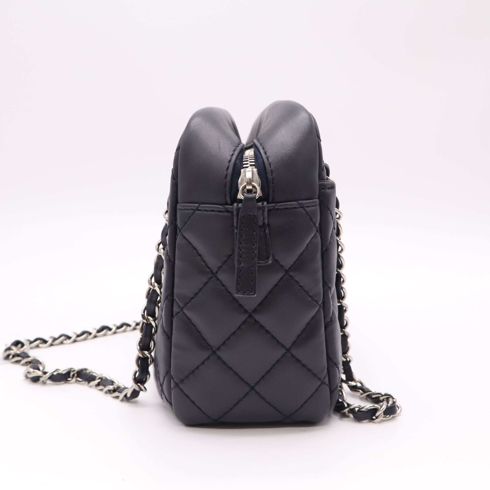 Chanel Diamond Quilted Lambskin Camera Case Bag B22849
