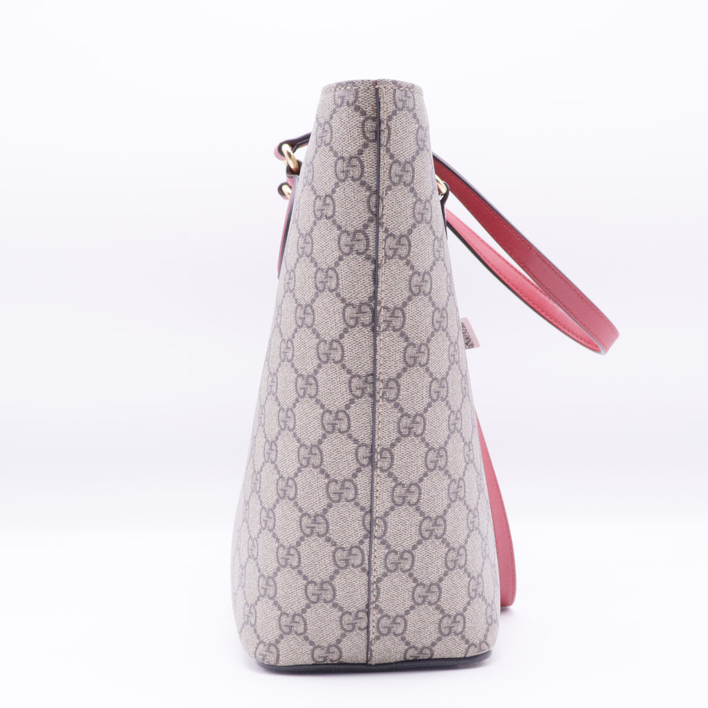 Linea A Zip Tote GG Coated Canvas Medium twins