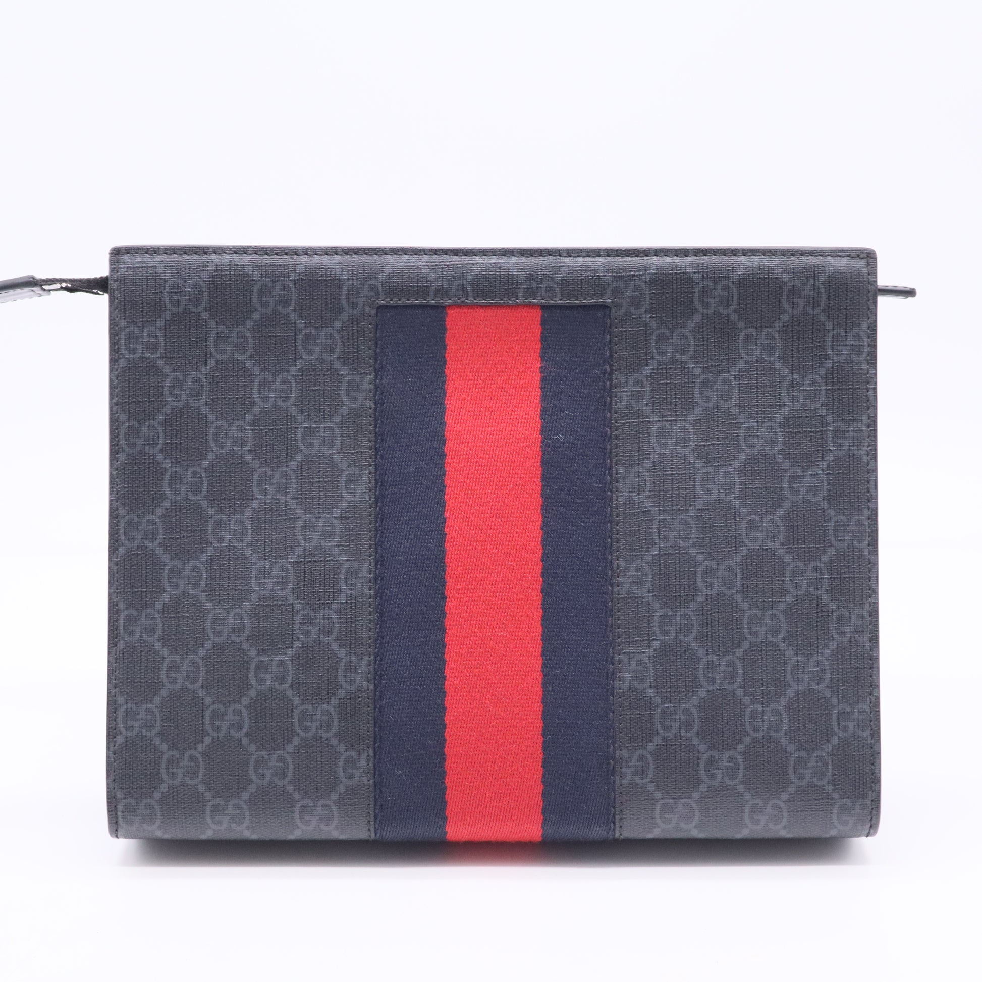 GG Supreme Web Zipped Pouch