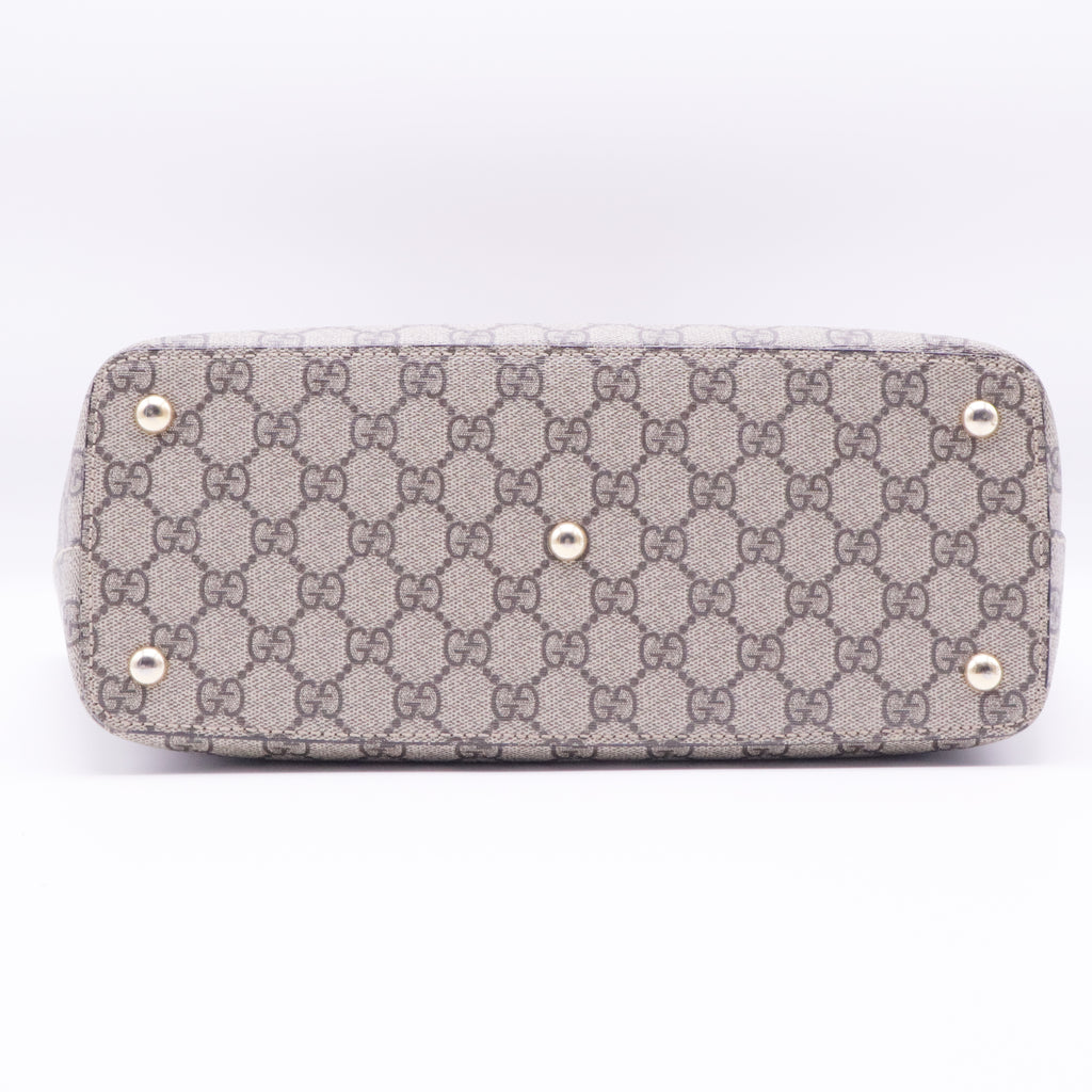 Linea A Zip Tote GG Coated Canvas Medium twins