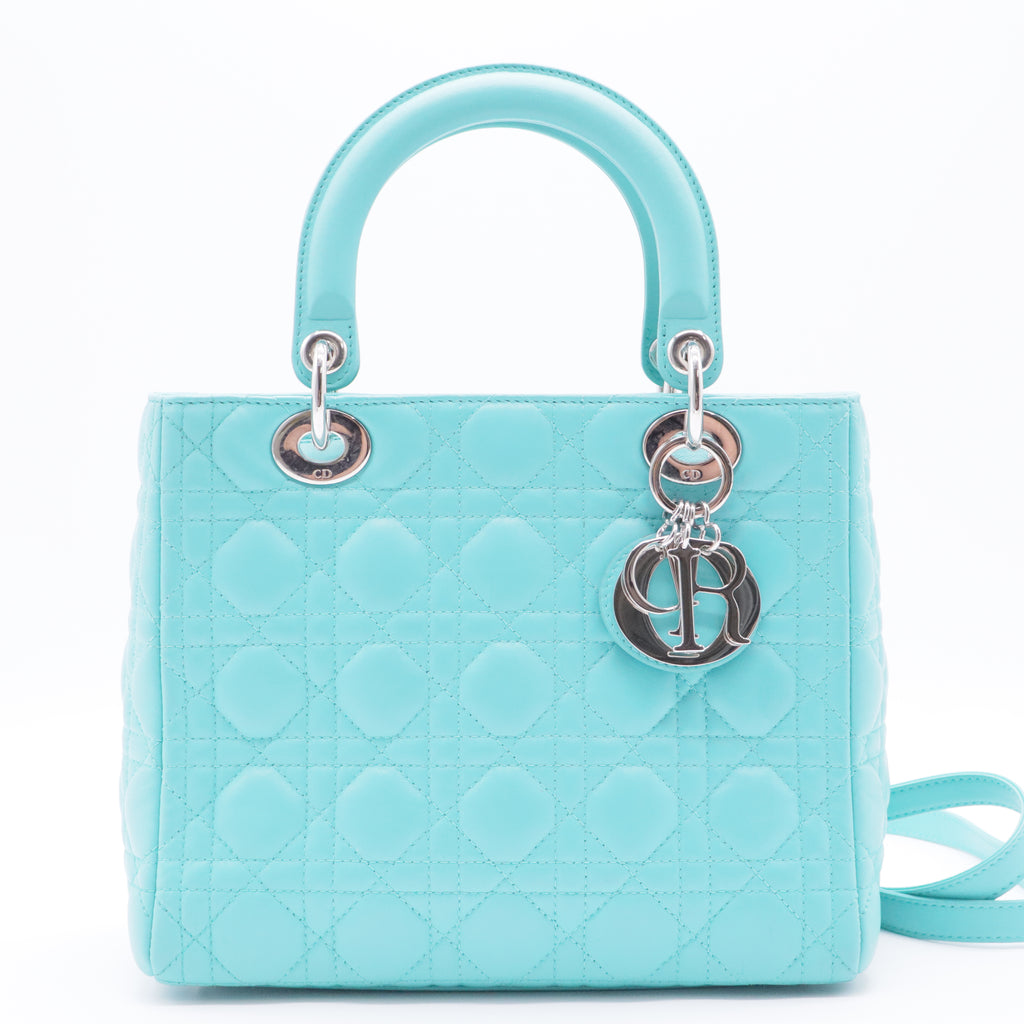 Lady Dior Bag Cannage Quilt Lambskin Medium