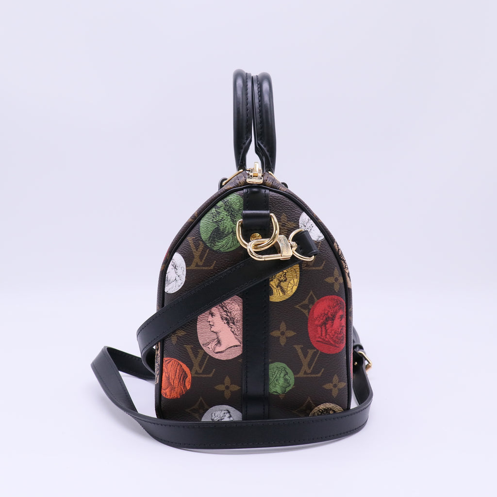 Louis Vuitton x Fornasetti Speedy Bandouliere 25 Monogram Cameo handbag