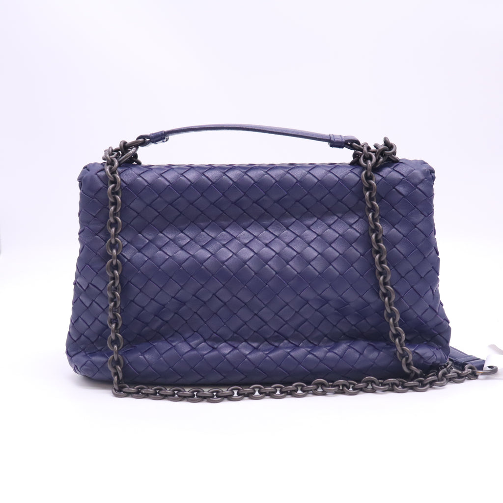 Olimpia Crossbody Bag Intrecciato Nappa Medium B24206