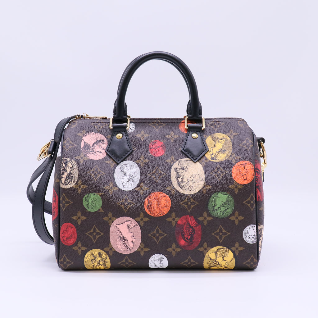 Louis Vuitton x Fornasetti Speedy Bandouliere 25 Monogram Cameo handbag