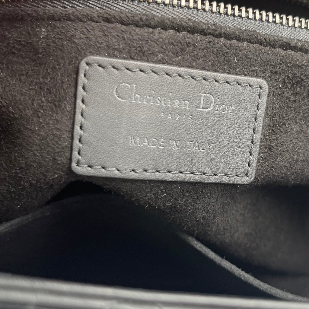 Ultra Matte Lady Dior Bag Cannage Quilt Calfskin Large twins