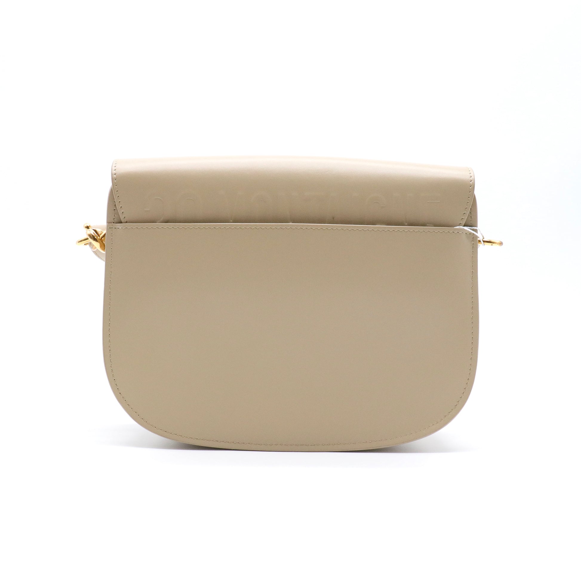 Box Calfskin Medium Bobby Flap Beige twins