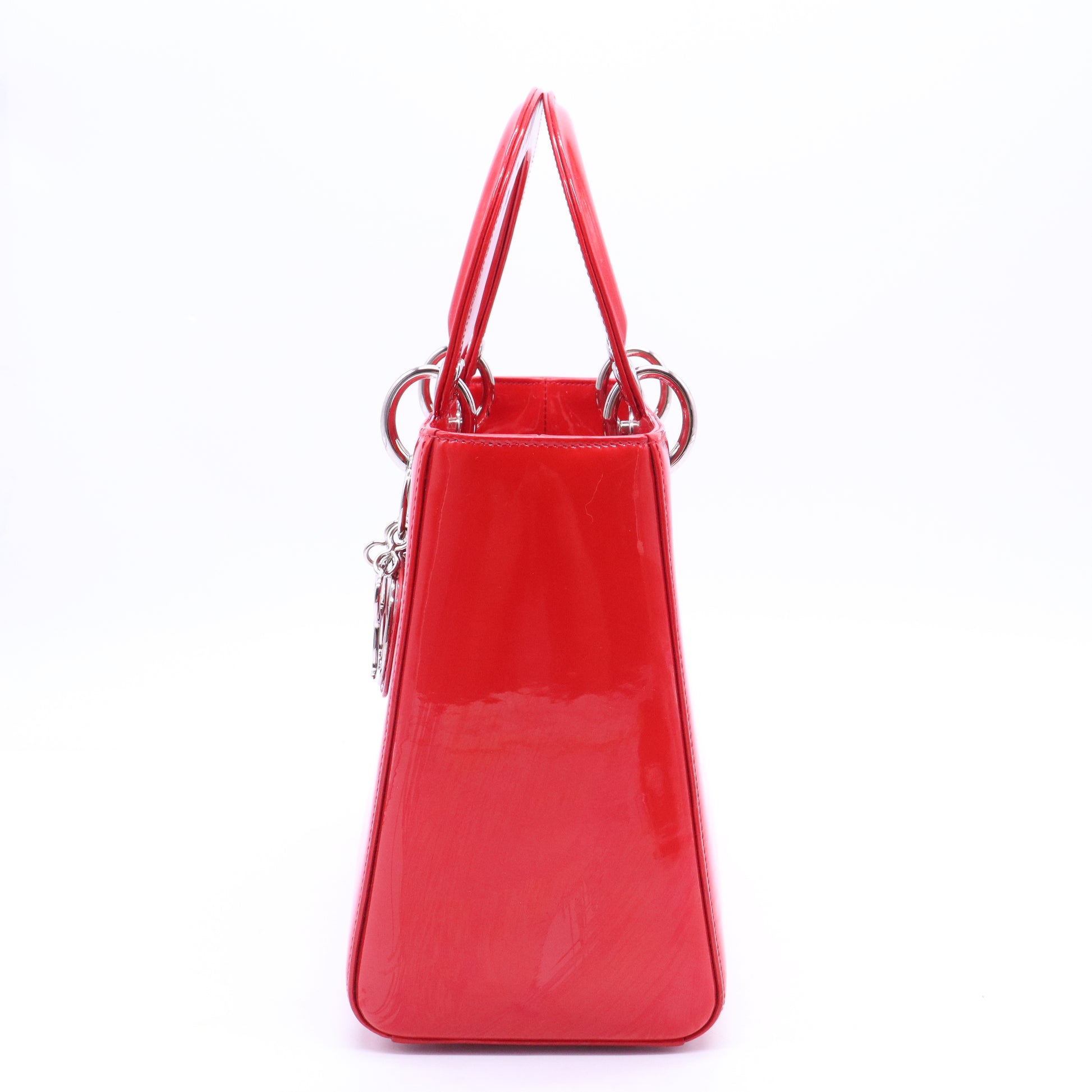 Vintage Lady Dior Bag Patent Medium B21060