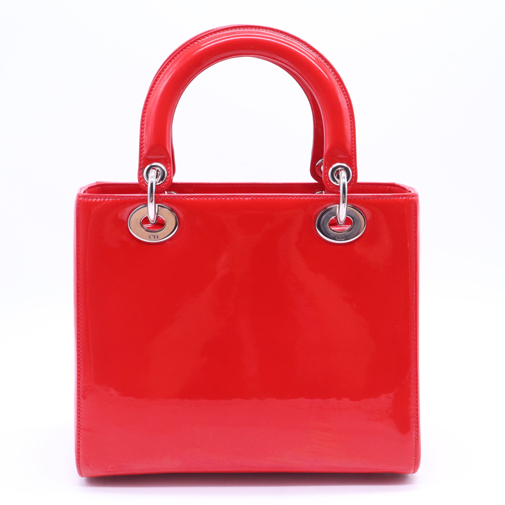 Vintage Lady Dior Bag Patent Medium B21060
