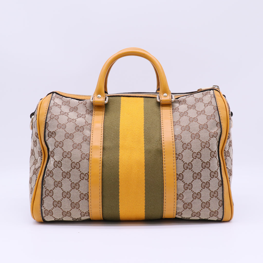 Gucci Vintage Web GG Supreme Boston Bag B20891
