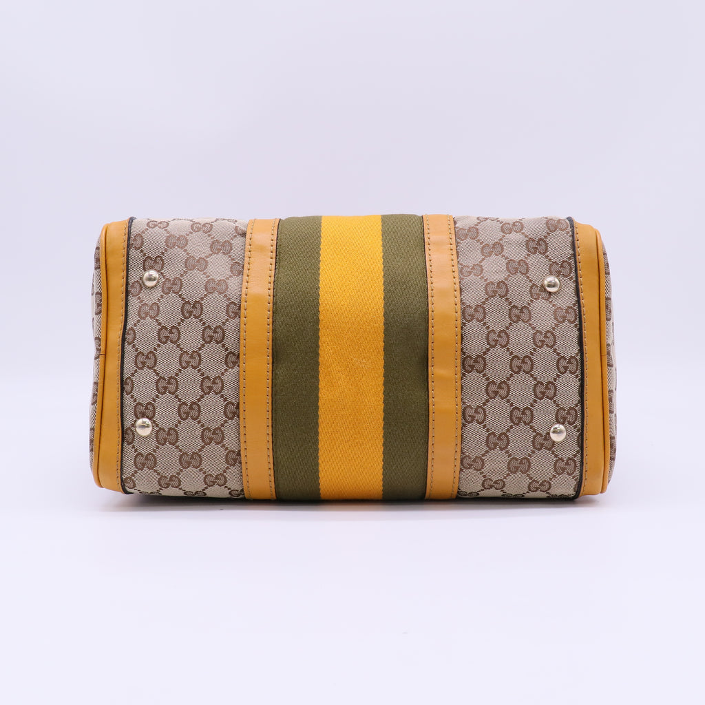 Gucci Vintage Web GG Supreme Boston Bag B20891