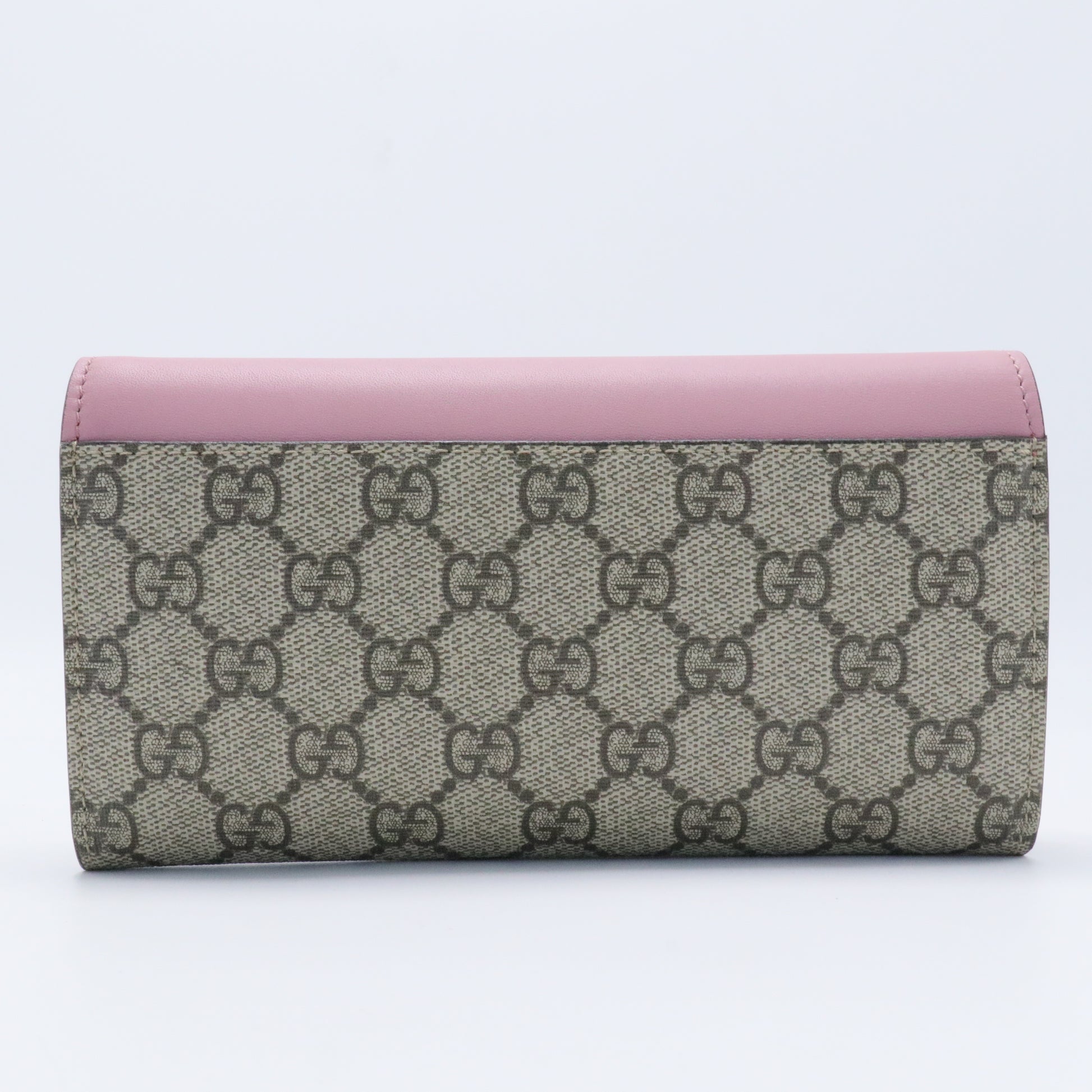 GG Supreme Faux Pearl Wallet long wallets