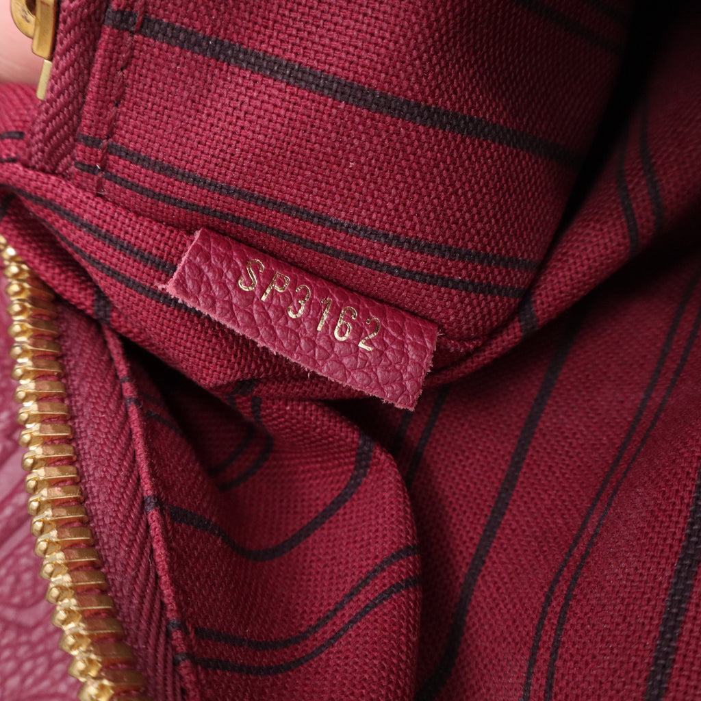 Aurore Monogram Empreinte Leather Lumineuse PM Bag twins