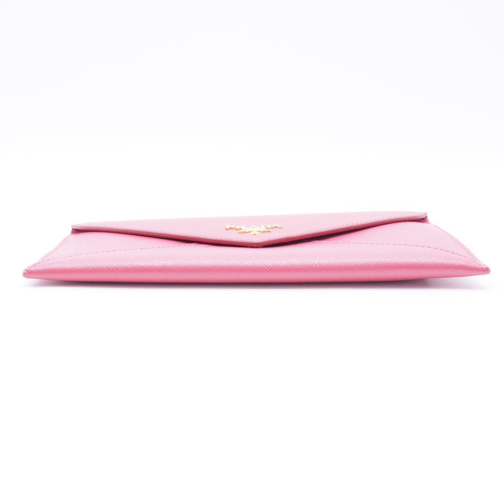 Saffiano Metal Leather Wallet