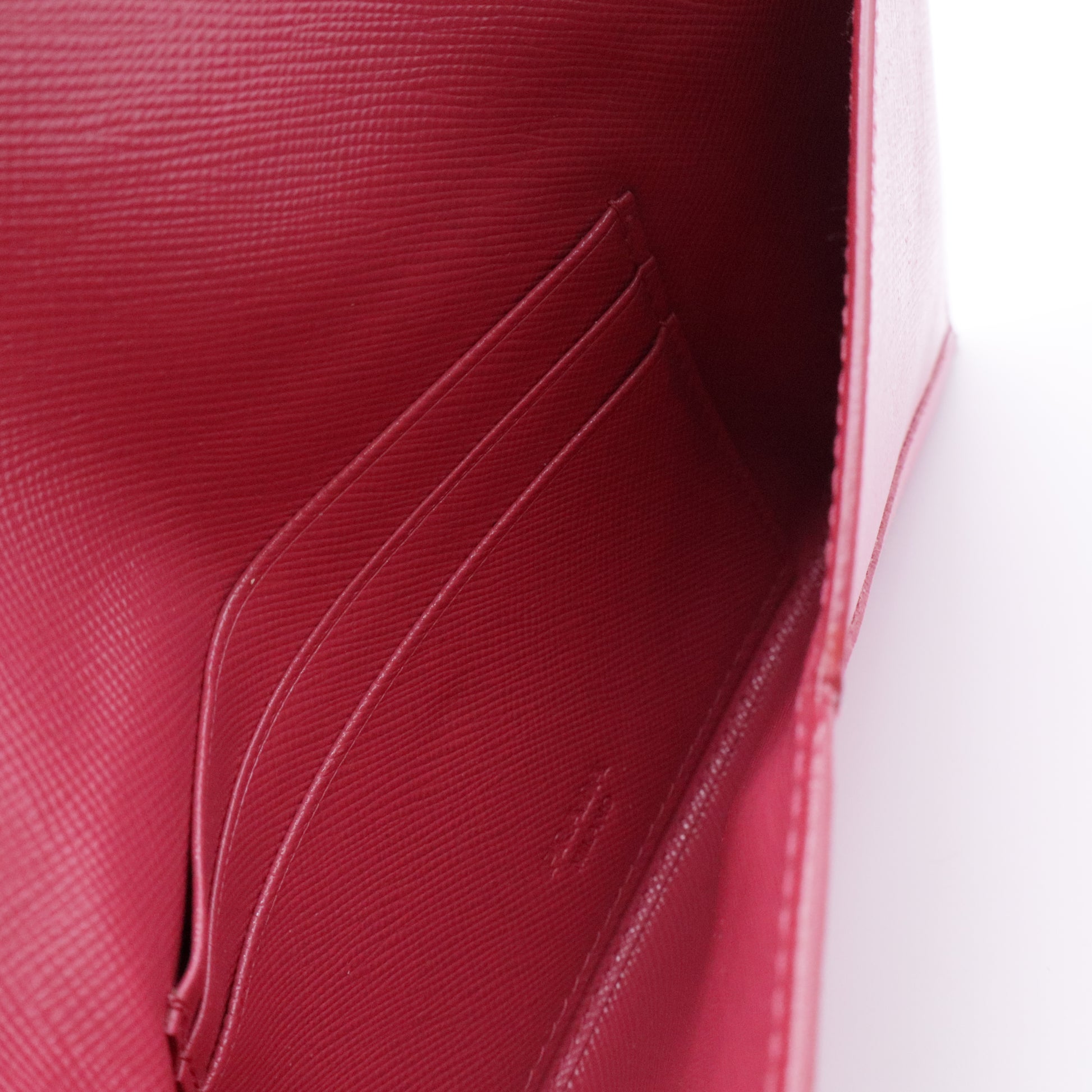 Saffiano Metal Leather Wallet