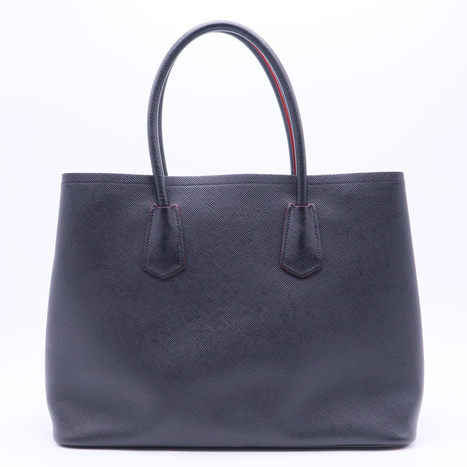 Saffiano Cuir Leather Double Bag Medium