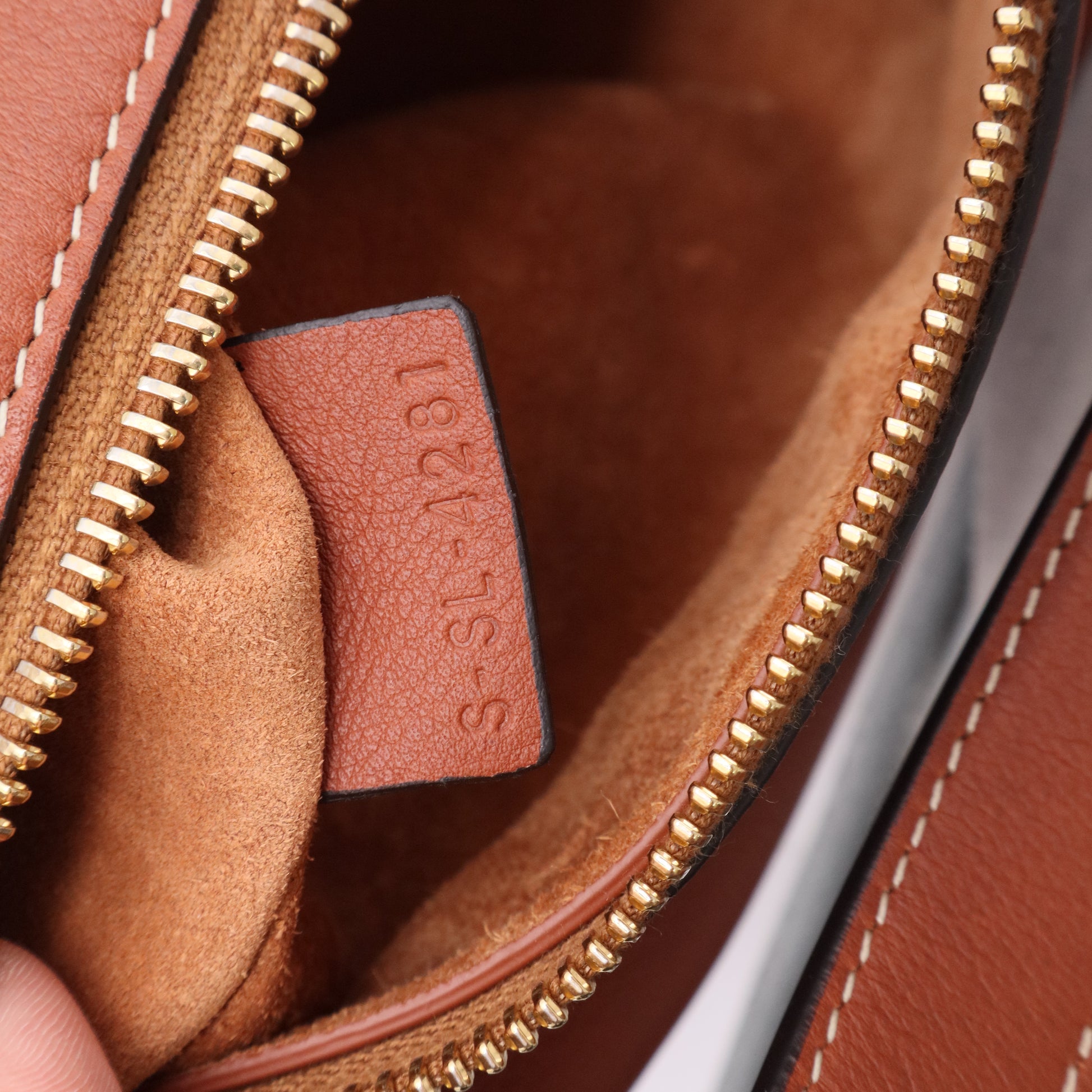 Romy Shoulder Bag Leather Medium Brown twins