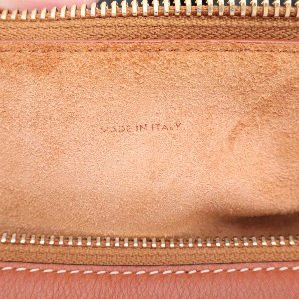 Romy Shoulder Bag Leather Medium Brown twins