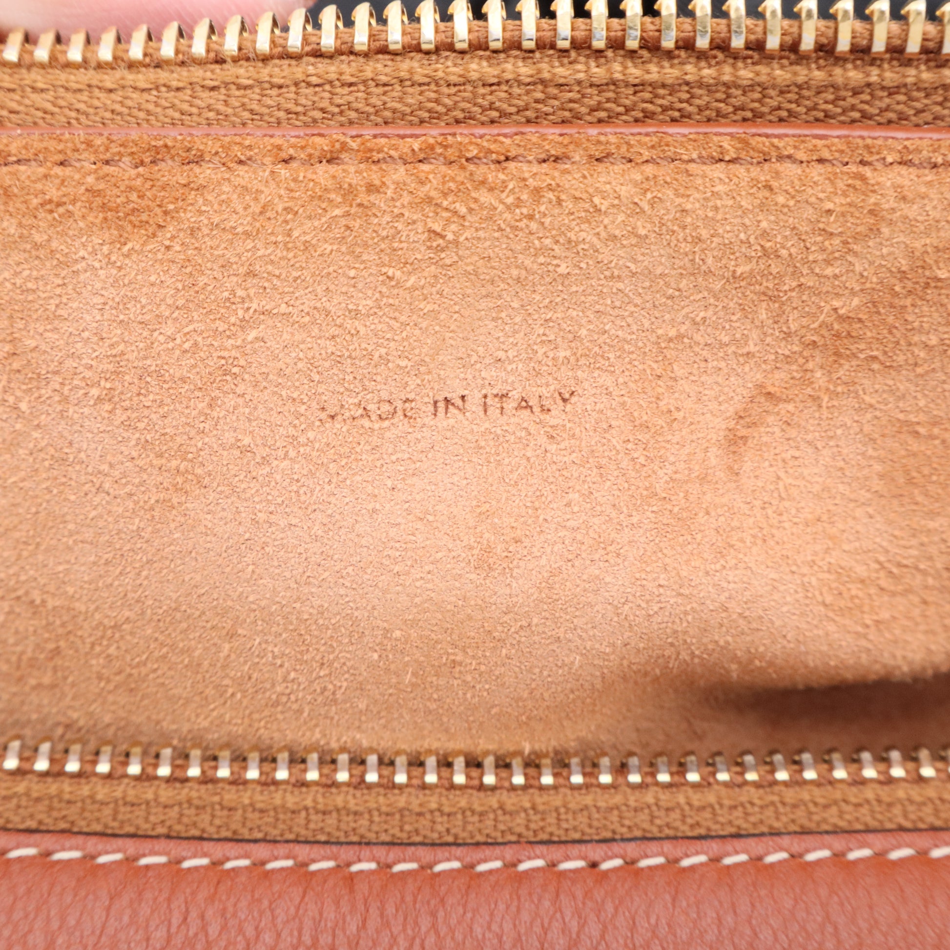 Romy Shoulder Bag Leather Medium Brown twins