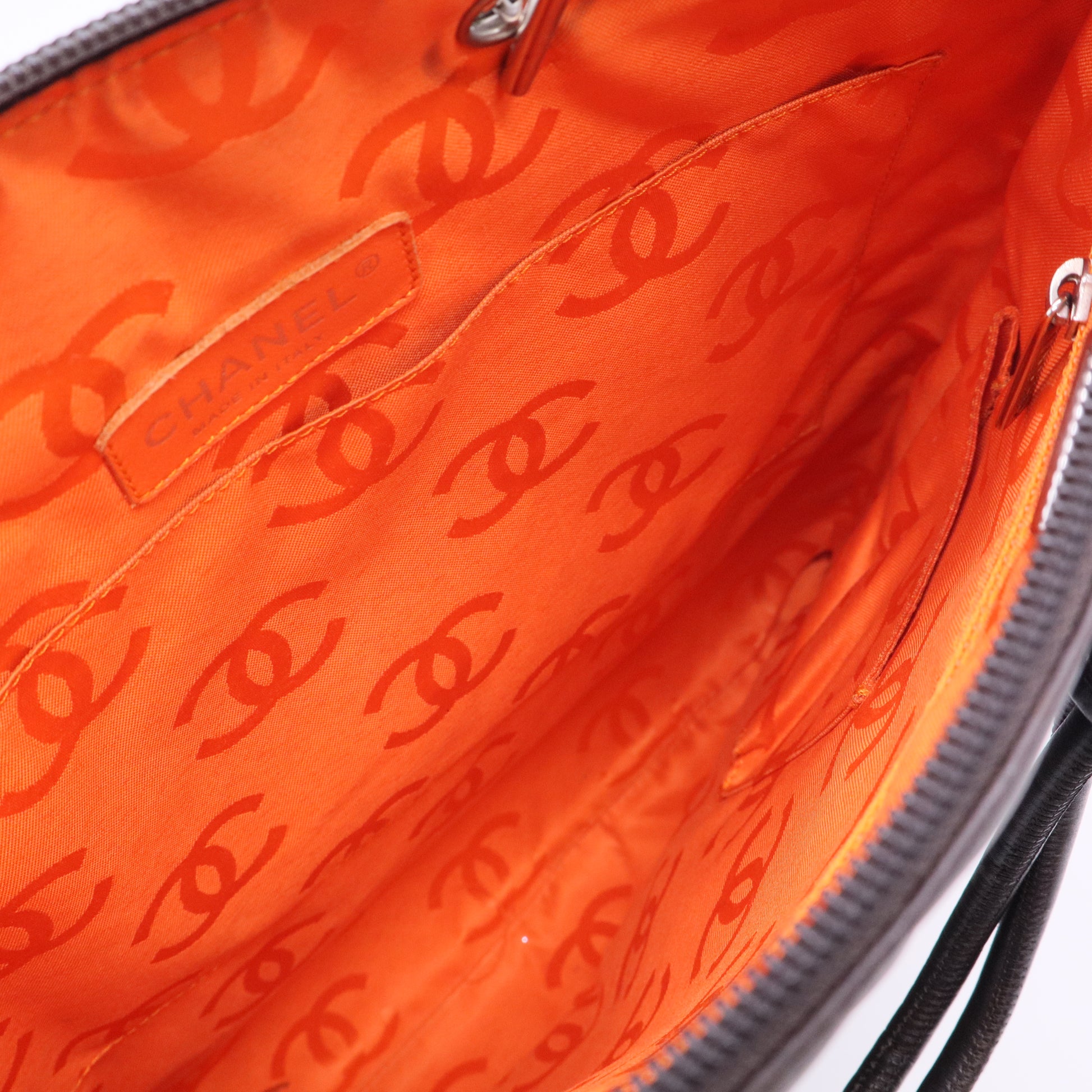 Chanel Quilted Lambskin Cambon Ligne Flat tote bag