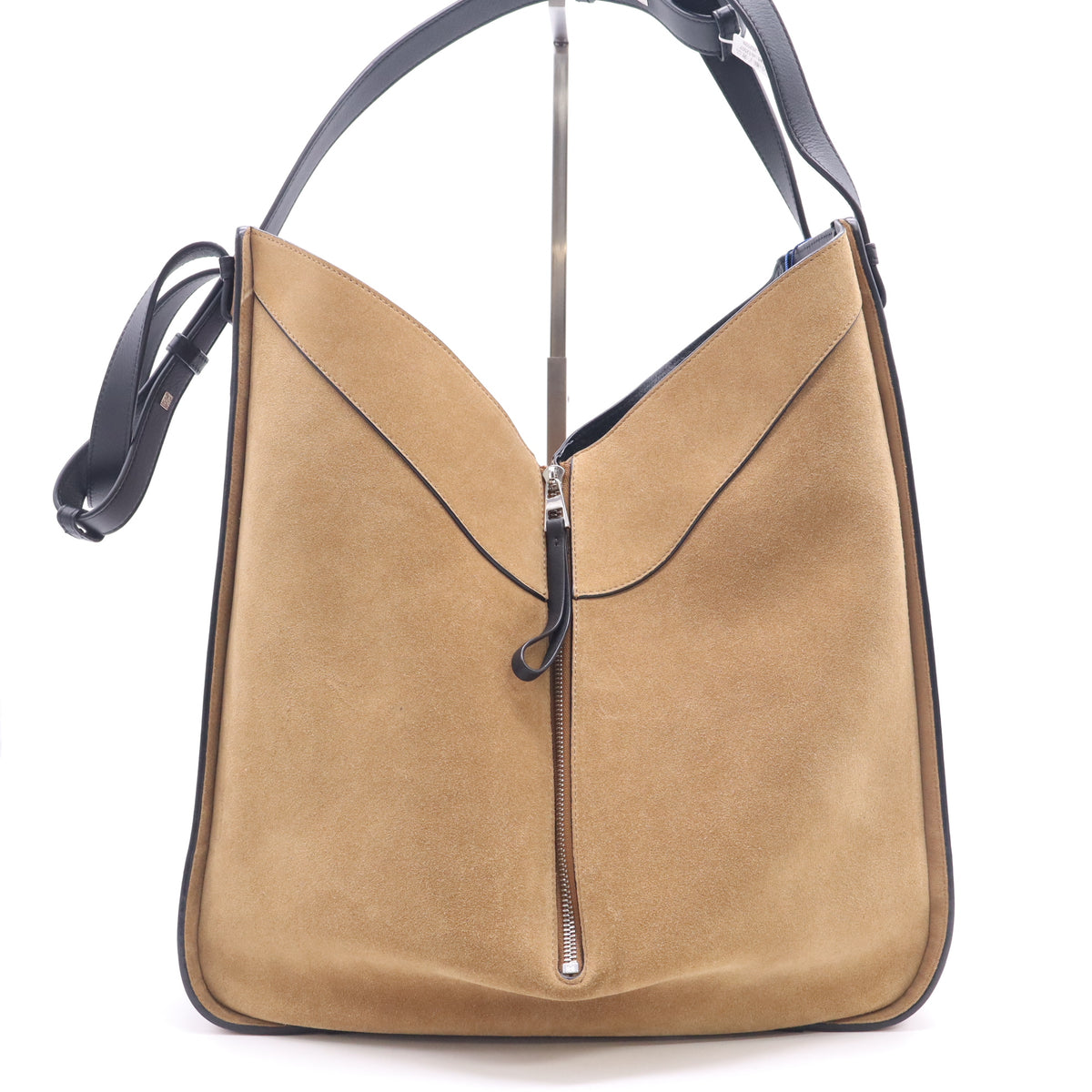Loewe Large Hammock Bag in Suede twins B24500