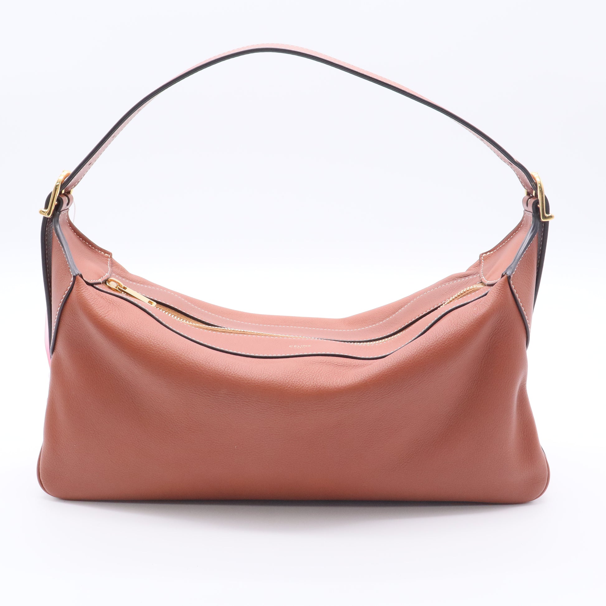 Romy Shoulder Bag Leather Medium Brown twins