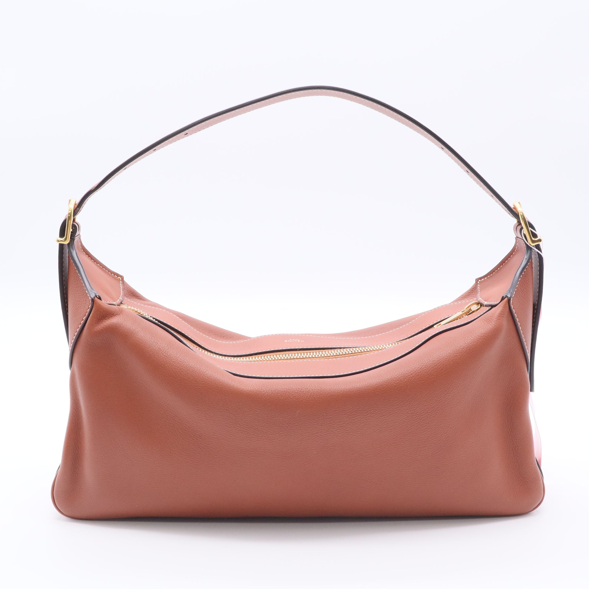 Romy Shoulder Bag Leather Medium Brown twins