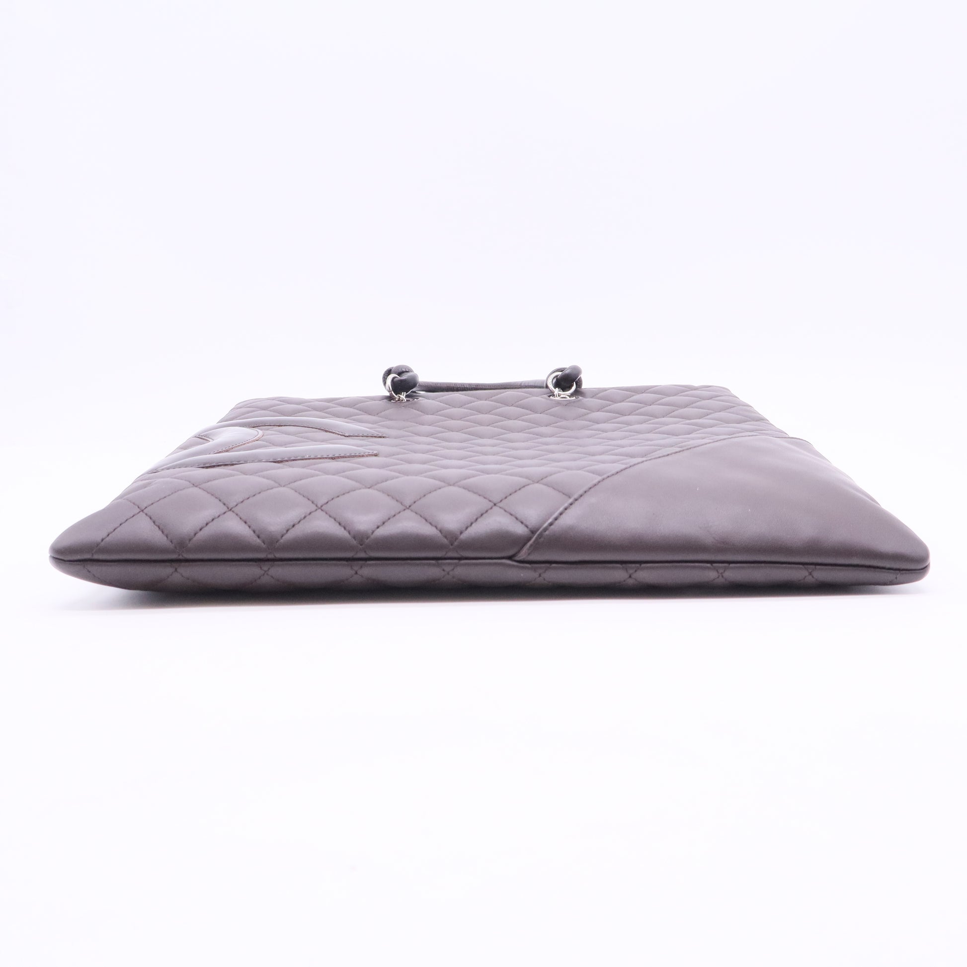 Chanel Quilted Lambskin Cambon Ligne Flat tote bag