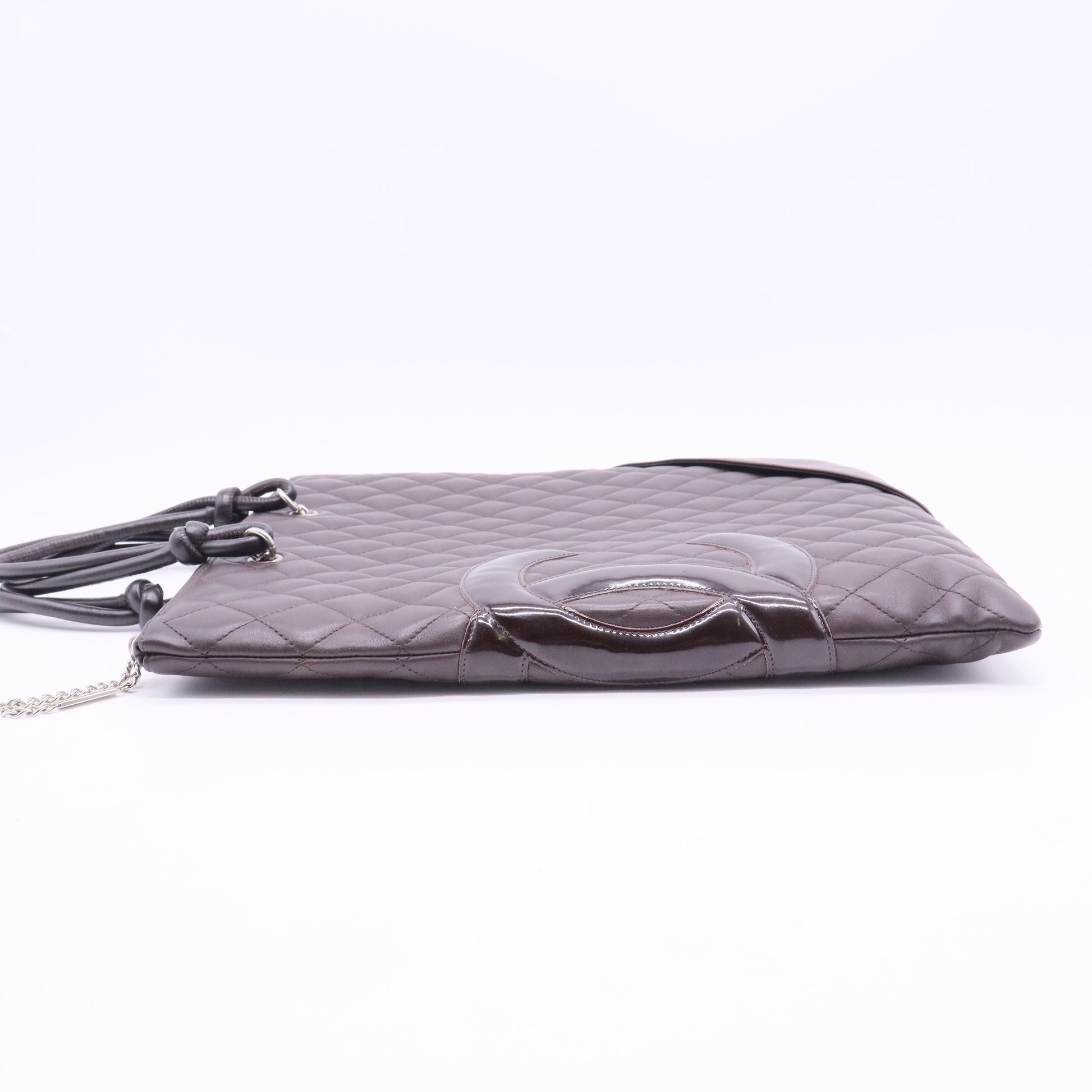 Chanel Quilted Lambskin Cambon Ligne Flat tote bag