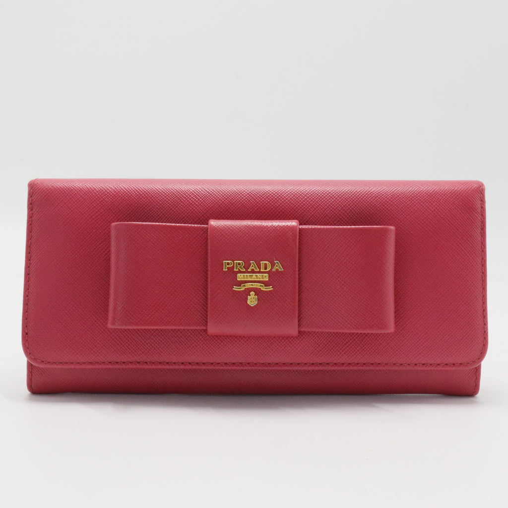Saffiano Cuir Leather Continental Wallet