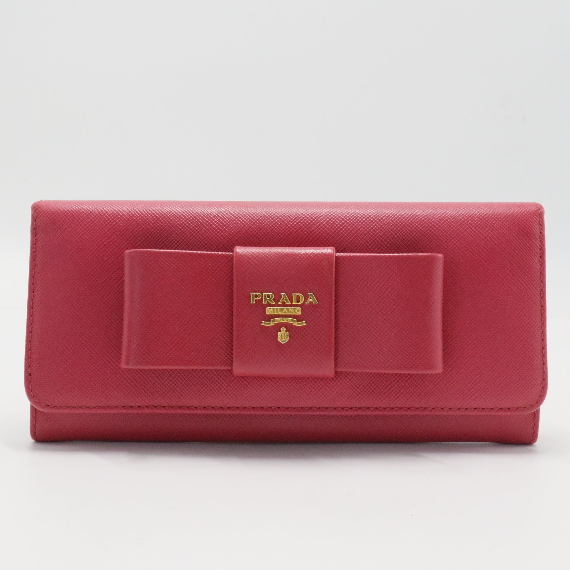 Saffiano Cuir Leather Continental Wallet