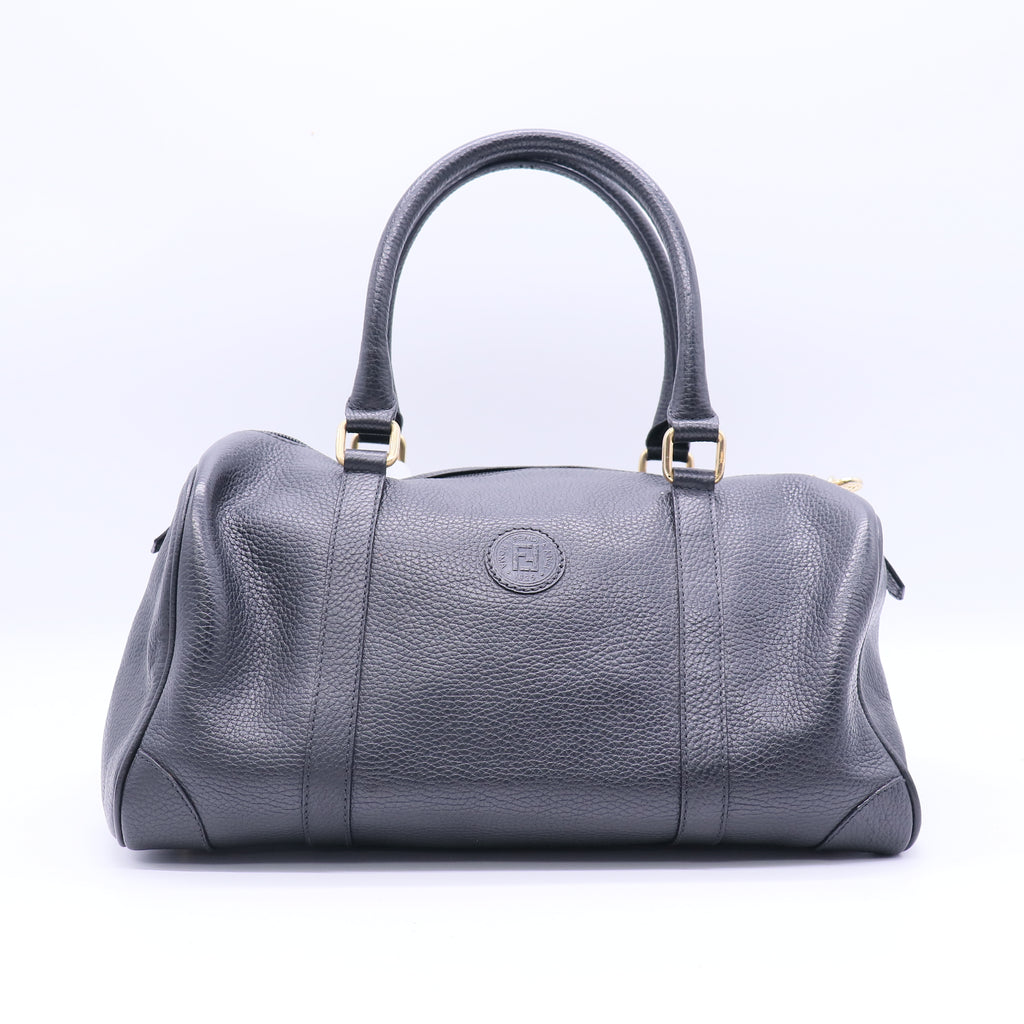 Fendi Leather 2Jours - Black Handbag  B20448
