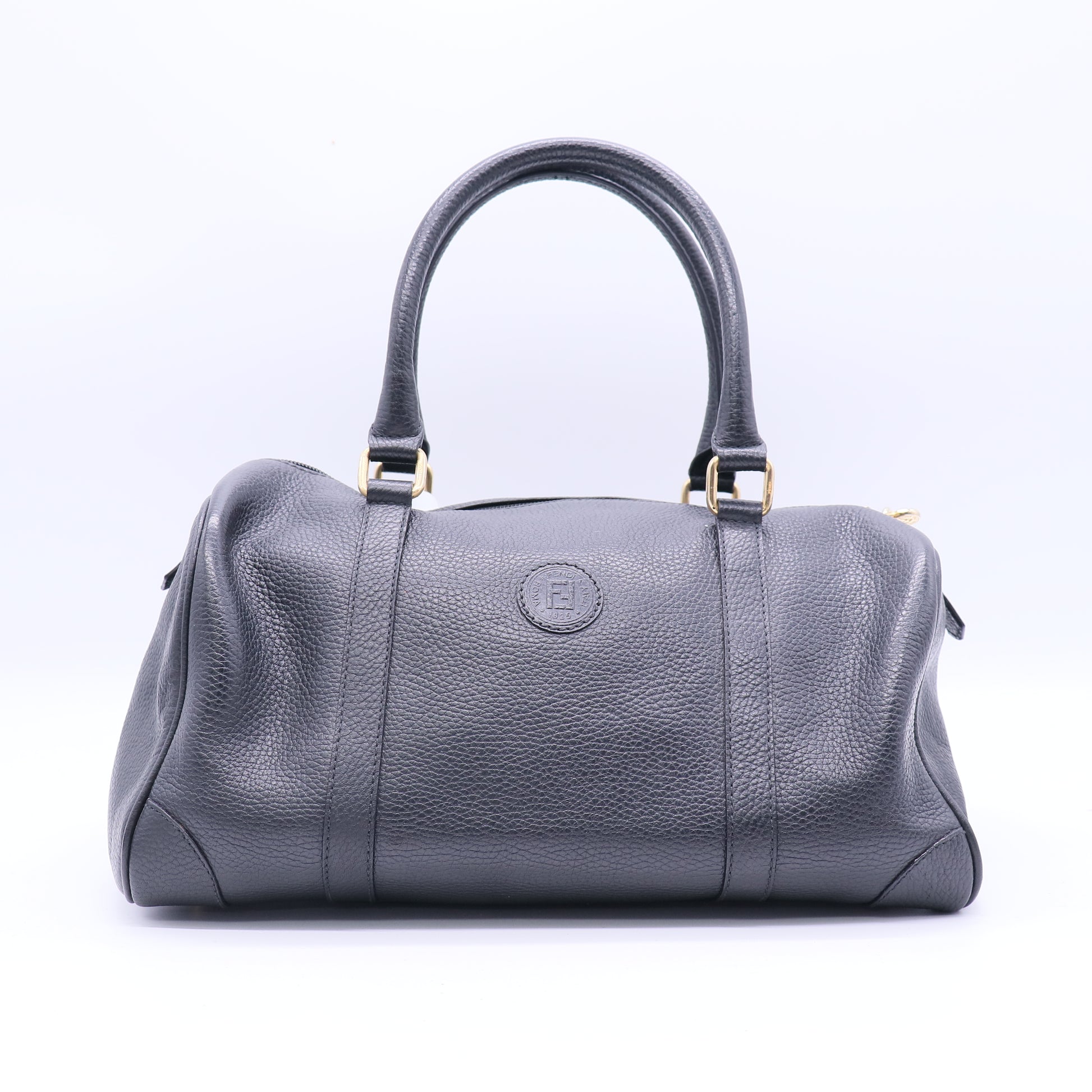 Fendi Leather 2Jours - Black Handbag  B20448