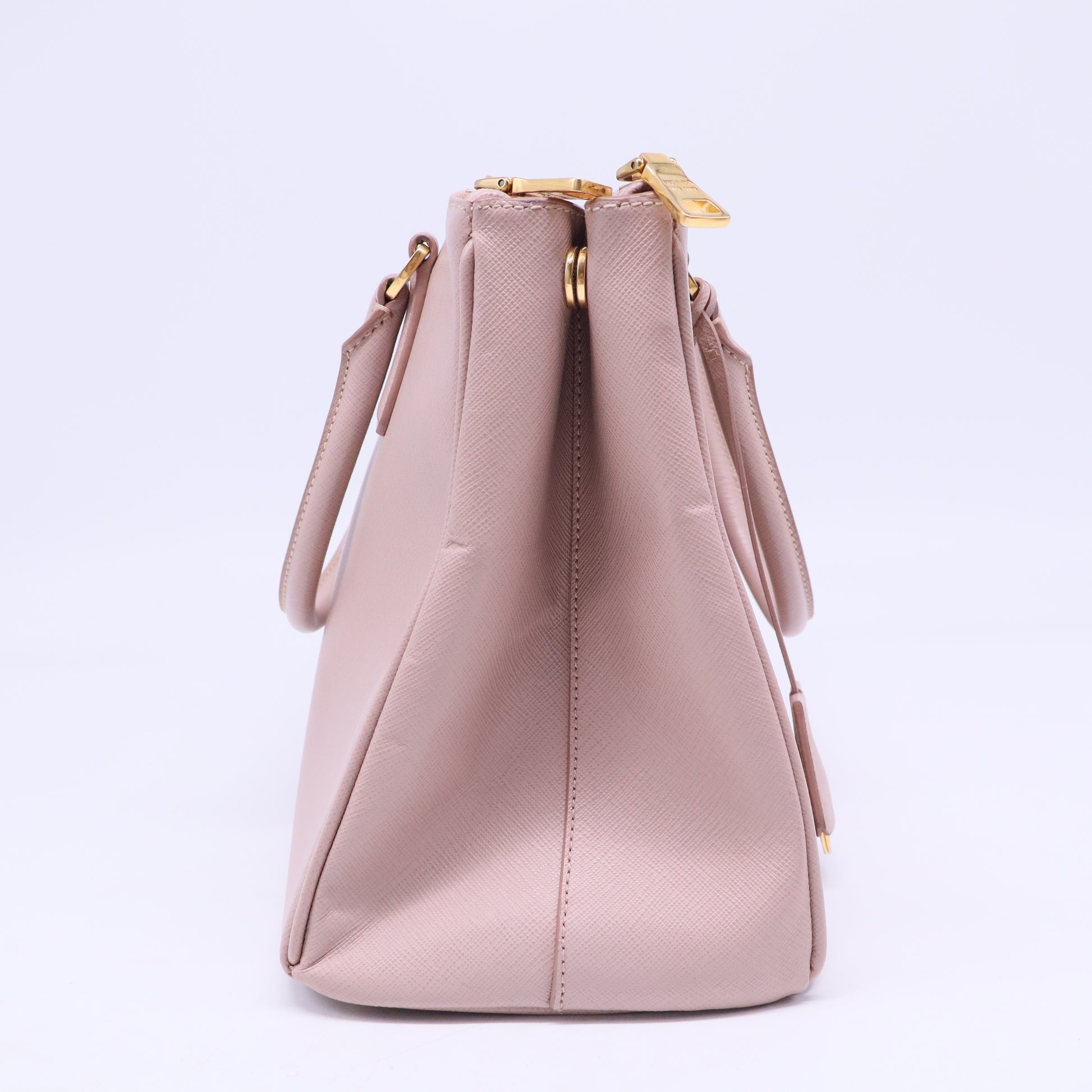 Double Zip Lux Tote Saffiano Leather Medium B20569