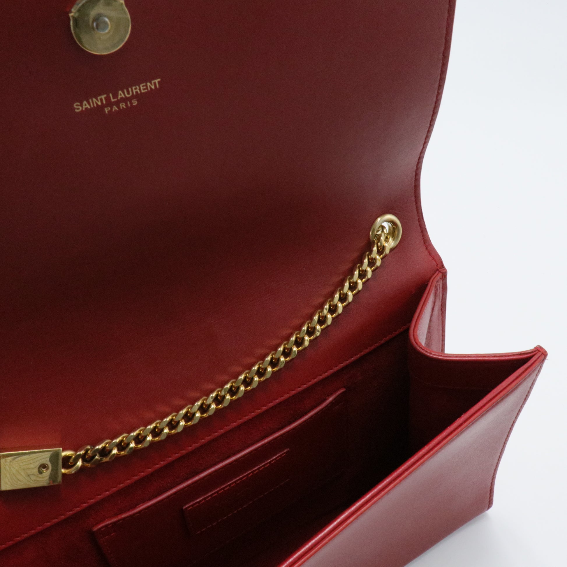 Classic Monogram Tassel Crossbody Bag Leather Small