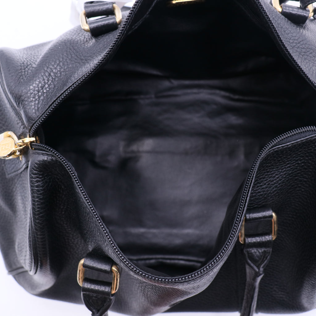 Fendi Leather 2Jours - Black Handbag  B20448