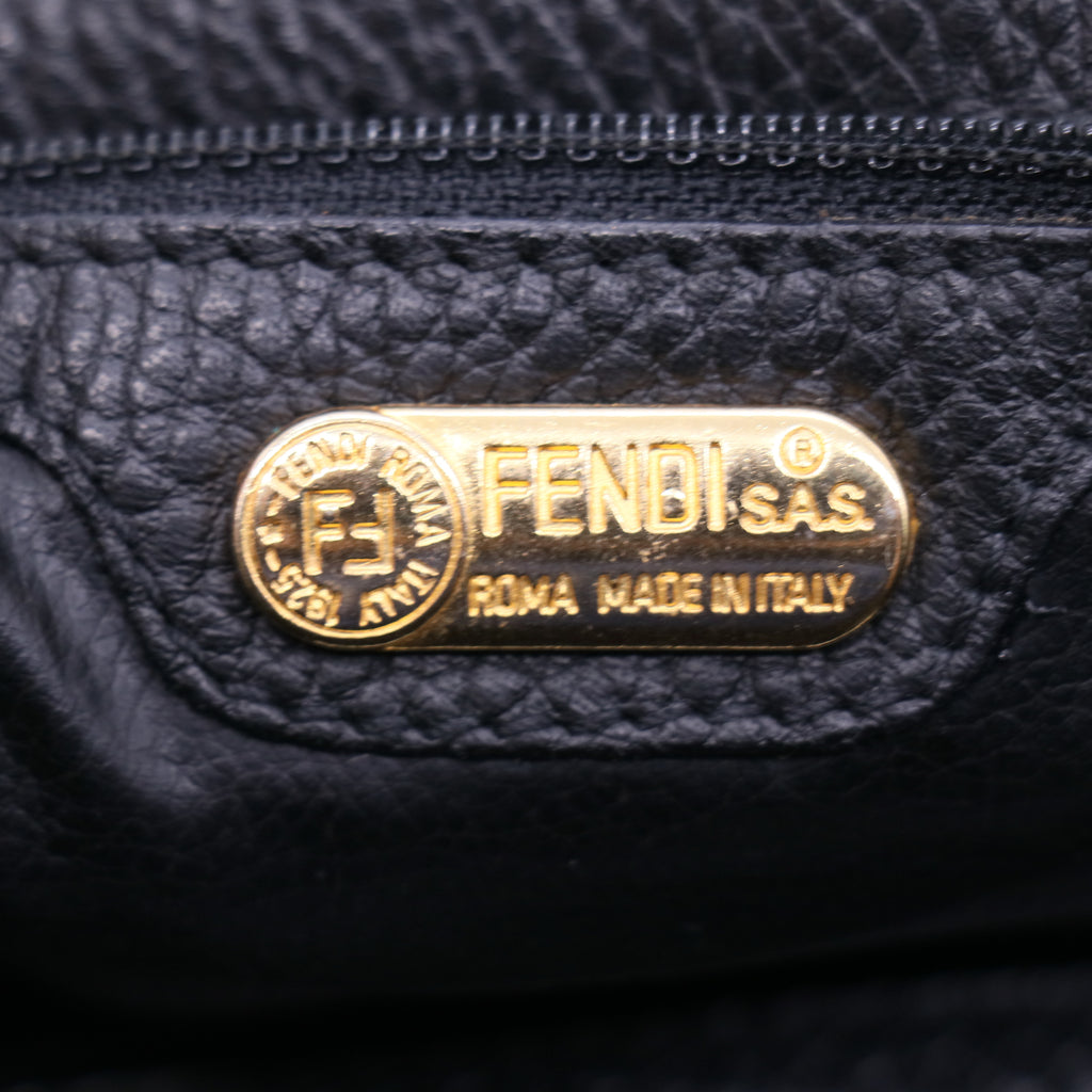 Fendi Leather 2Jours - Black Handbag  B20448
